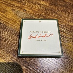 HAPPILY - What's Cookin'? Conversation Card Game - Green and White - like new